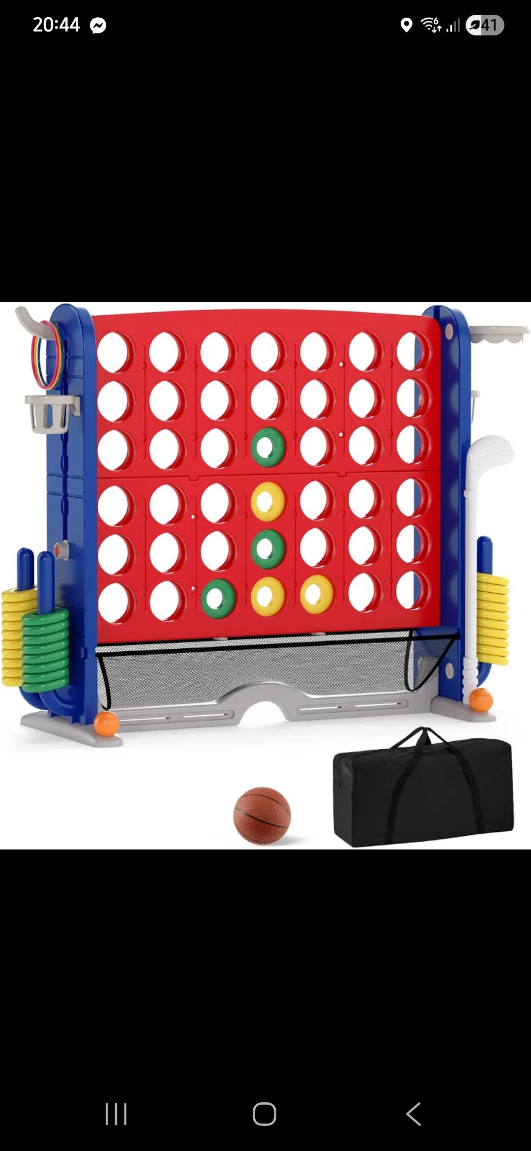 Mega 4 op een rij / 4 in 1 spel   (GEEN BEVESTIGING BINNEN HET UUR CONTACTEER ONS – foto 3